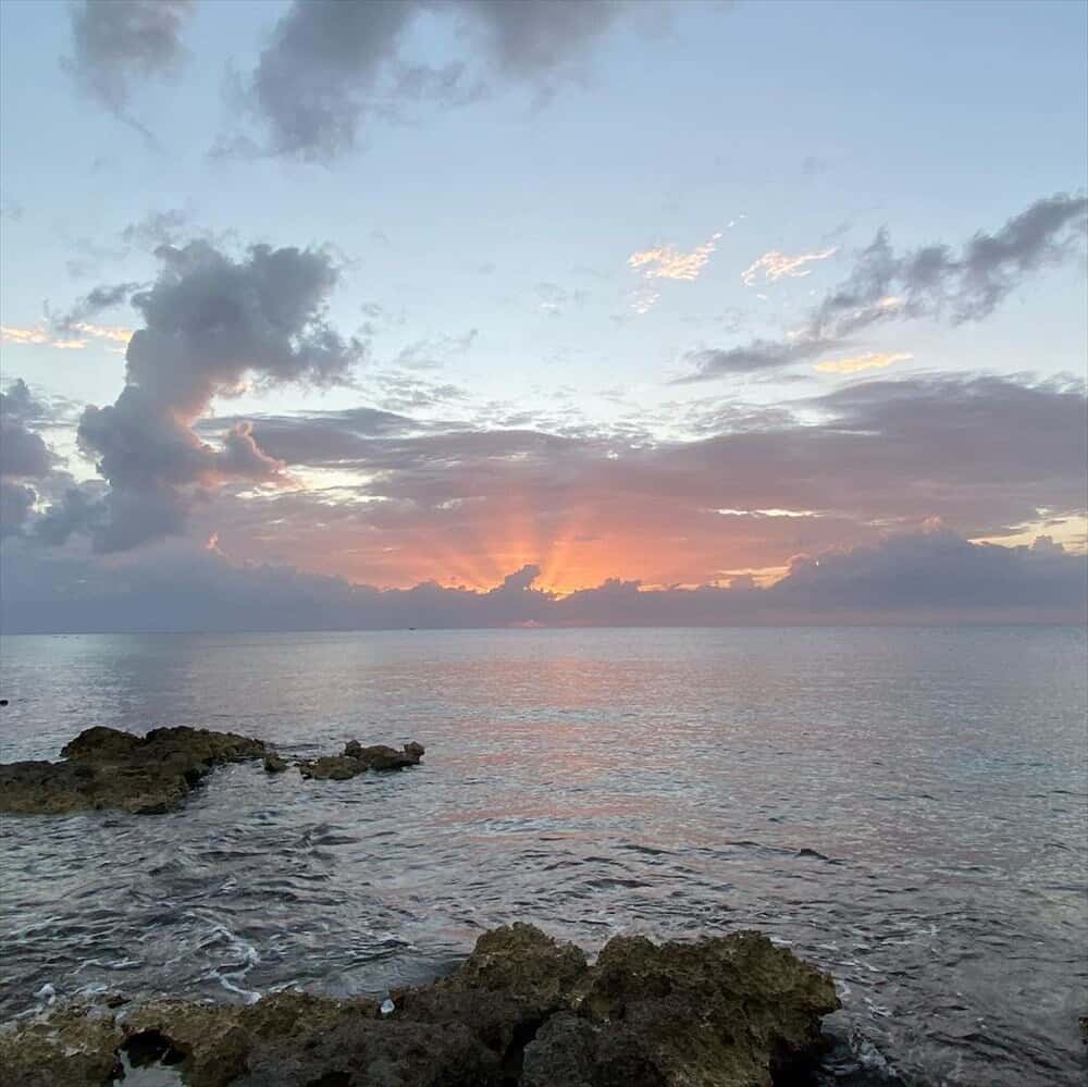 メキシコの島、Cozumel（コズメル）の夕日