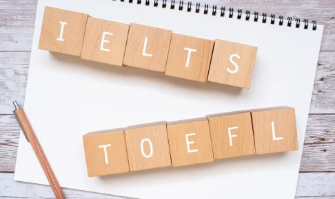 TOEFL/IELTS対策　学習イメージ