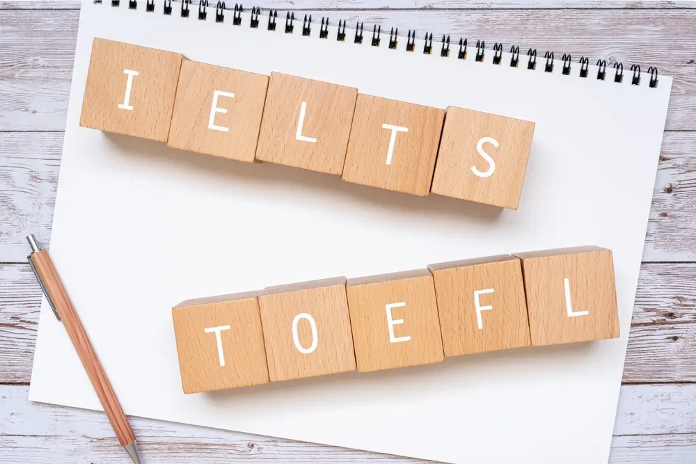 TOEFL/IELTS対策　学習イメージ