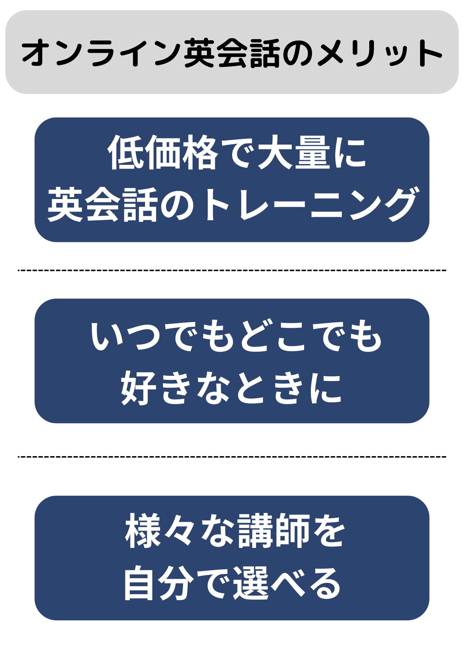 オンライン英会話のメリット